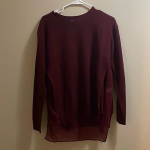 Very J burgundy sweater